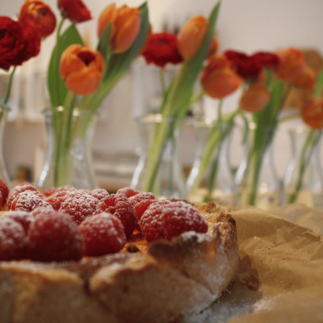 Himbeer kuchen
